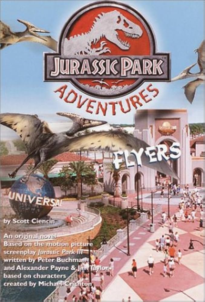 511D7N364TL._AC_UF10001000_QL80_.jpg Flyers (Jurassic Park Adventures, 3) by Scott Ciencin - Image 1