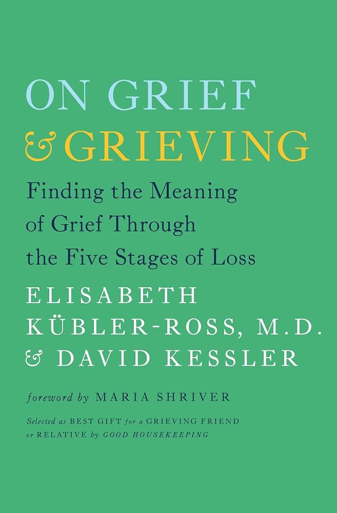 71XH-j6kA7L._AC_UF10001000_QL80_-1.jpg On Grief and Grieving By Elisabeth Kübler-Ross - Image 1